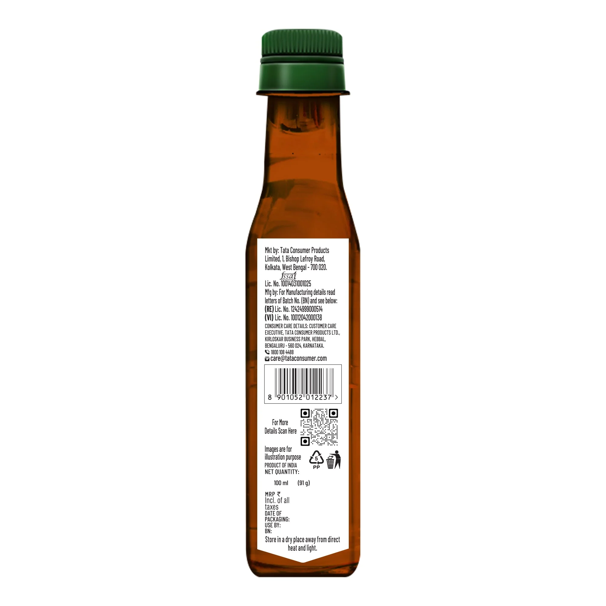 Tata Simply Better Cold Pressed Oils - Trial Packs - Pack of 6 x 100ml - Image 5