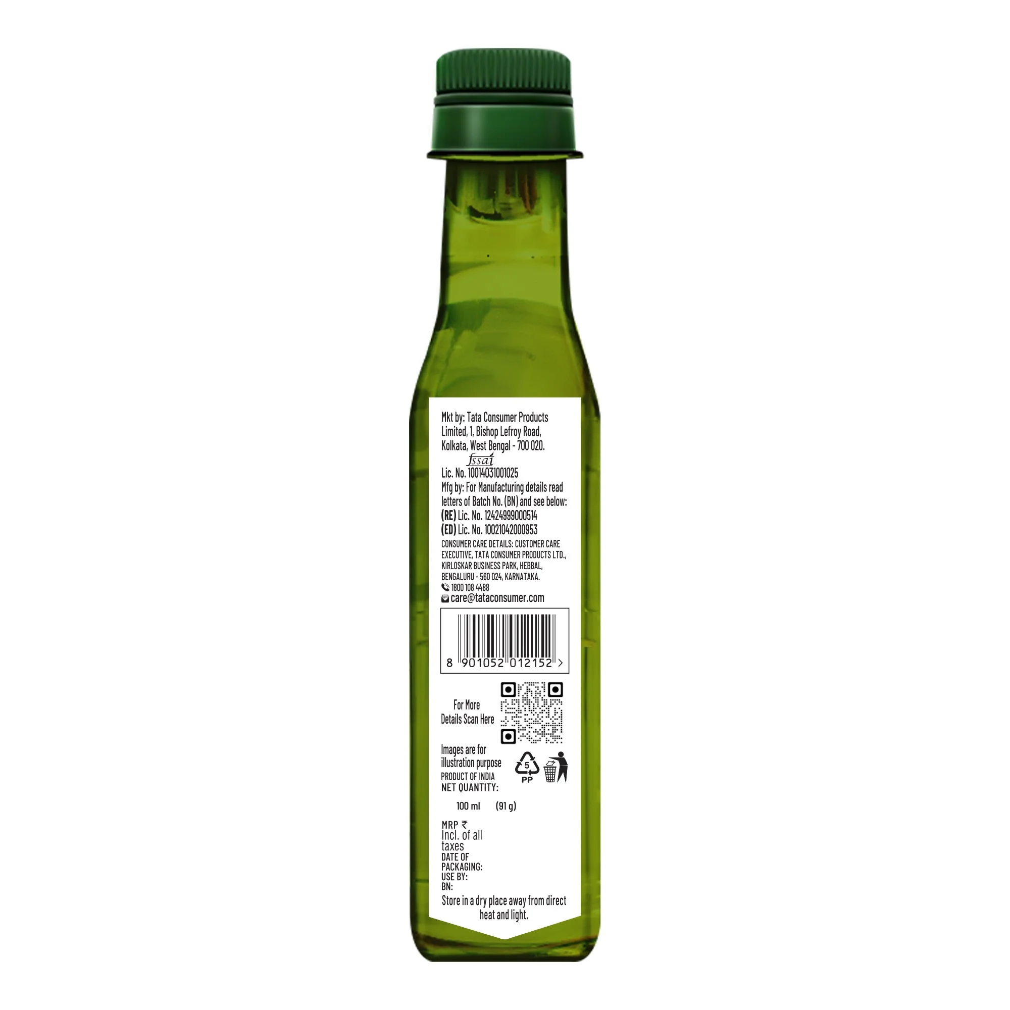 Tata Simply Better Cold Pressed Oils - Trial Packs - Pack of 6 x 100ml - Image 7